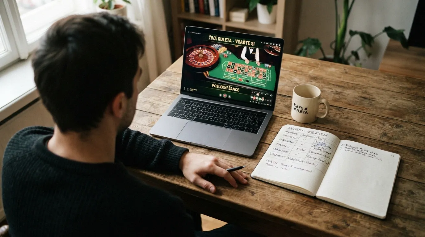 Srovnávací přehled českých licencovaných online casin pro živou ruletu na obrazovce počítače