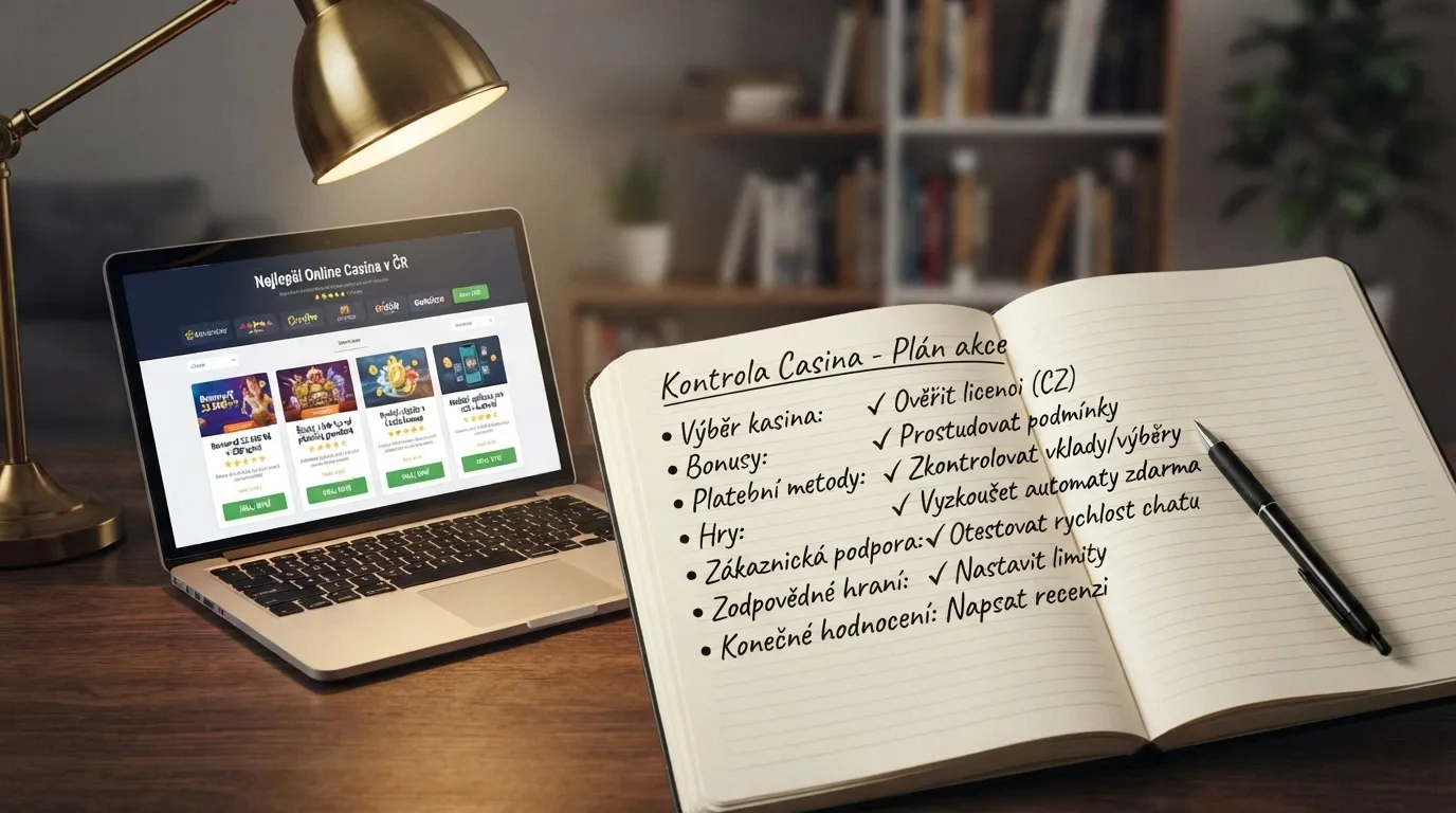 Kontrolní seznam kritérií pro výběr online casina s nízkým vkladem